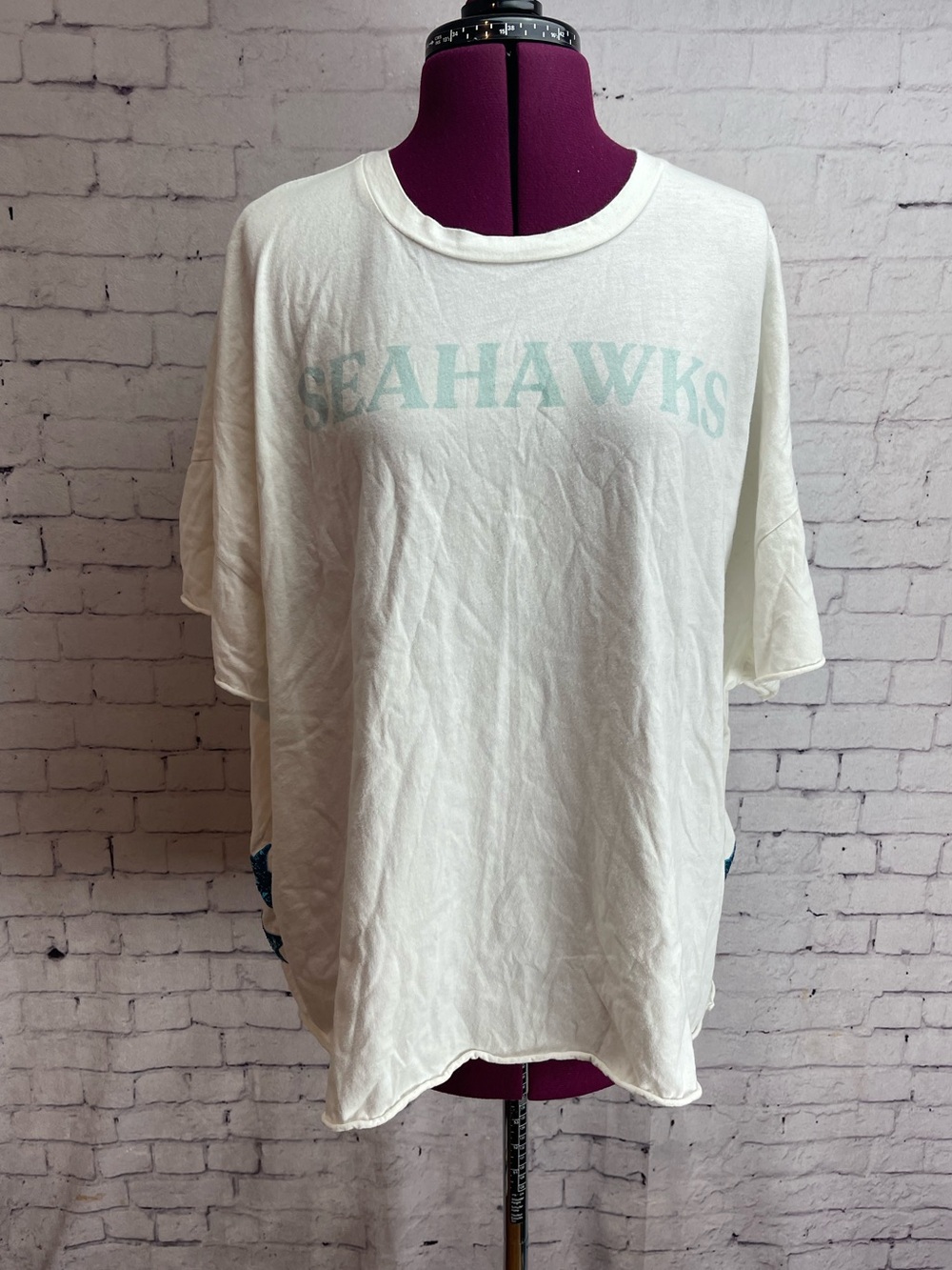 Judith March size S/M Seattle Seahawks boxy tshirt